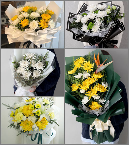 贵州贵阳清镇市站街镇甘坝村白事花束代送